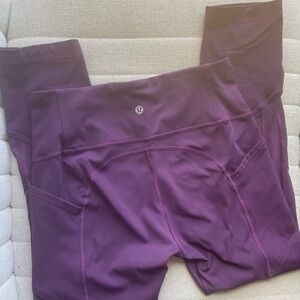 Lululemon purple leggings